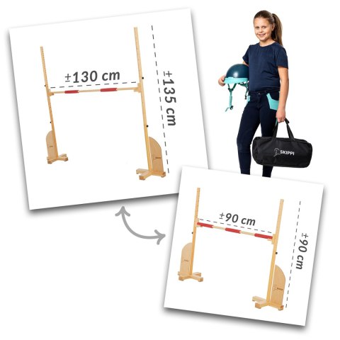 Skippi Drewniana przeszkoda do skakania Hobby Horse Skippi