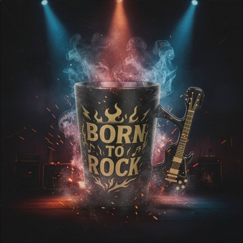 Froster Kubek Gitara Elektryczna - Single Cut Style - dla fana rocka dla gitarzysty