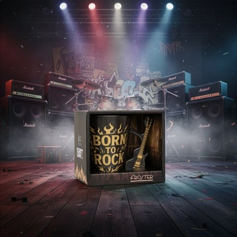 Froster Kubek Gitara Elektryczna - Single Cut Style - dla fana rocka dla gitarzysty