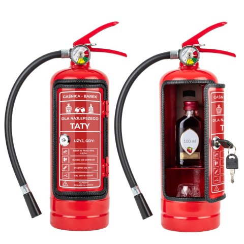 Gaśnica Mini Bar - Prezent dla Taty - schowek na alkohol