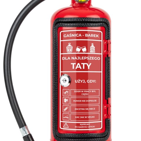 Gaśnica Mini Bar - Prezent dla Taty - schowek na alkohol