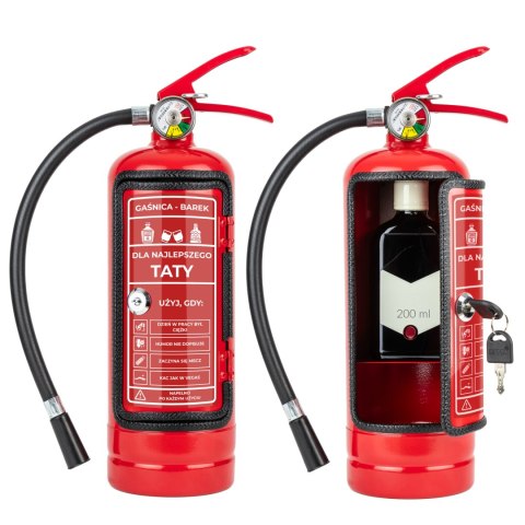 Gaśnica Mini Bar - Prezent dla Taty - schowek na alkohol