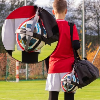 Sprintigo Uchwyt na piłkę Sprintigo - czerwony x szary x czarny -prezent dla piłkarza