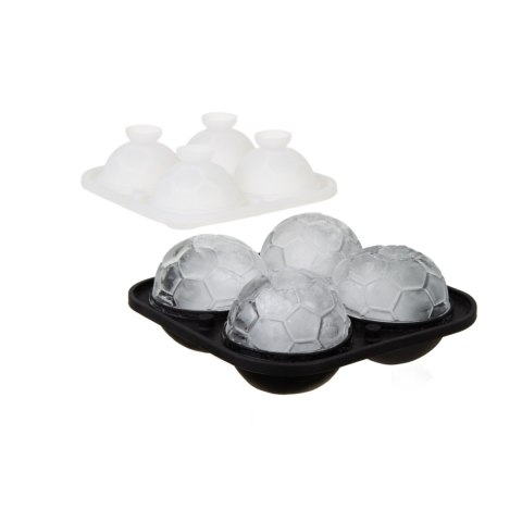 Froster Zestaw Kibica - szklanka do whisky z piłką i forma do lodu piłki