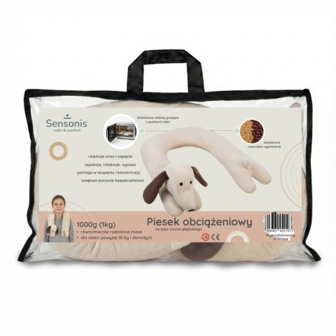 Sensonis Sensonis Przytulanka Obciążeniowa Pies - regulacja wagi, funkcja grzania