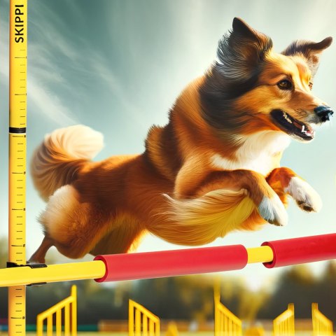 Skippi Worek prezentowy Hobby Horse Skippi z koniem gniado - srokatym i przeszkodą