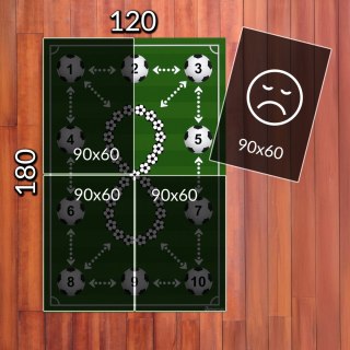 Sprintigo Mata do piłki nożnej Sprintigo ProMat XXL 180x120 - prezent dla dziecka