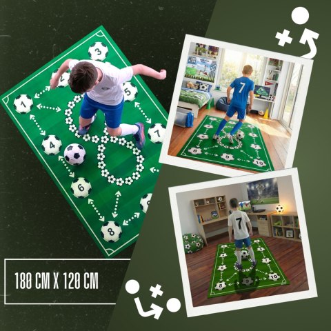 Sprintigo Mata piłkarska Sprintigo ProMat XXL 180x120 i Zdrapka Piłkarza - zestaw