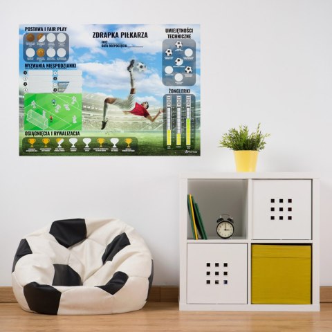 Sprintigo Mata piłkarska Sprintigo ProMat XXL 180x120 i Zdrapka Piłkarza - zestaw