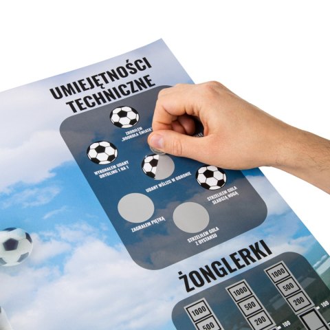 Sprintigo Mata piłkarska Sprintigo ProMat XXL 180x120 i Zdrapka Piłkarza - zestaw