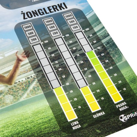 Sprintigo Mata piłkarska Sprintigo ProMat XXL 180x120 i Zdrapka Piłkarza - zestaw