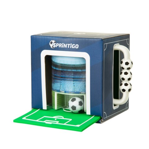 Sprintigo Piłkarski kubek z bramką Sprintigo - prezent dla chłopaka, piłkarza, kibica
