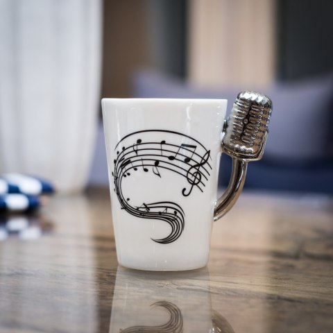 Froster Kubek Mikrofon - prezent dla wokalisty, piosenkarza, radiowca, prezentera