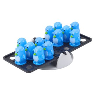 Gra Zręcznościowa Edukacyjna Dla Dzieci Balansujące Pingwiny Niebieskie