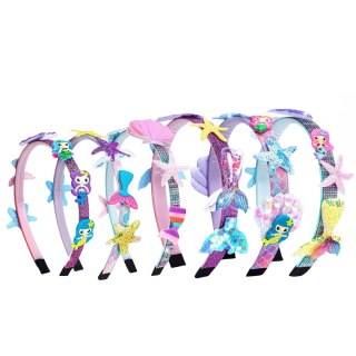 Zestaw Kreatywny DIY Do Tworzenia Opasek Do Włosów Muszelki Syrenka