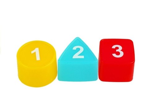 Kolorowa Przeplatanka 3w1 Sorter Muzyczne Autko