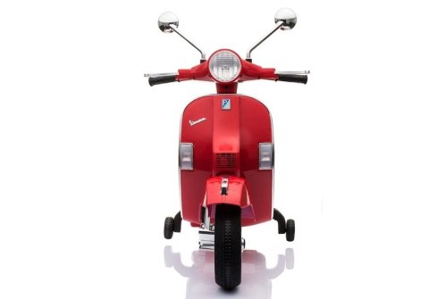 Skuter na Akumulator Vespa Czerwony Skuter na Akumulator Vespa Czerwony